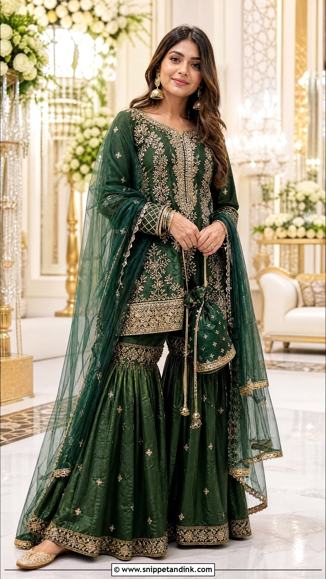 Gharara Suit for Ring Ceremony - Snippet and Ink - 20 Ring Ceremony Outfit for Sister Ideas