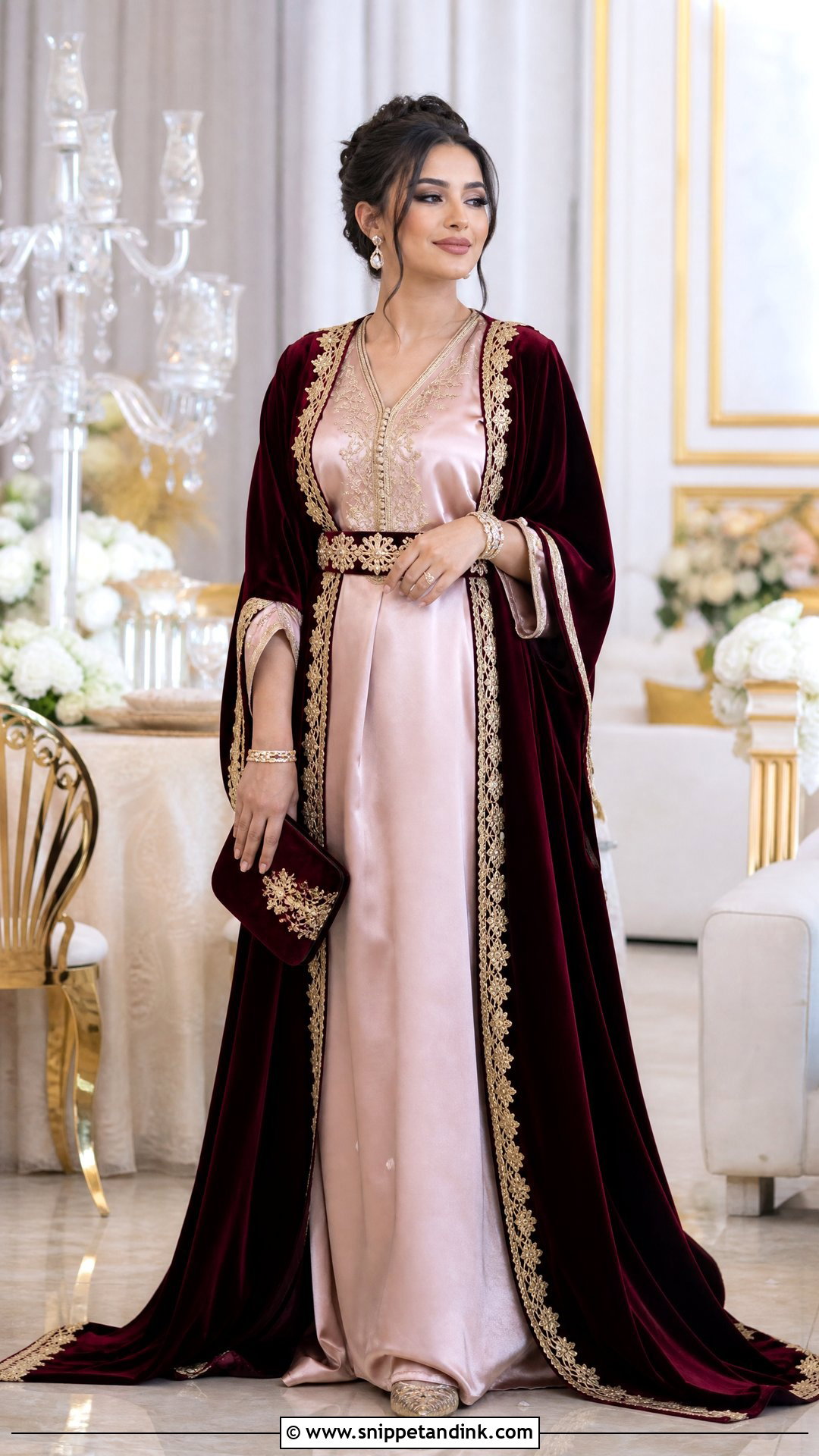 Ghlila With Blouza Wedding Dress - Snippet and Ink - 25 Algerian Wedding Dress Ideas