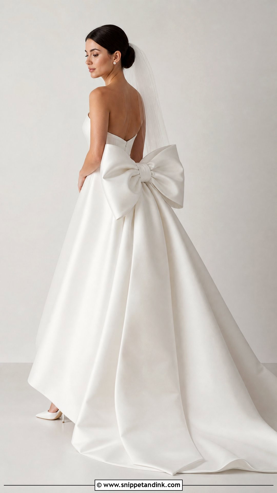 Giant Bow Wedding Dress - Snippet and Ink - 25 Ugly Wedding Dresses