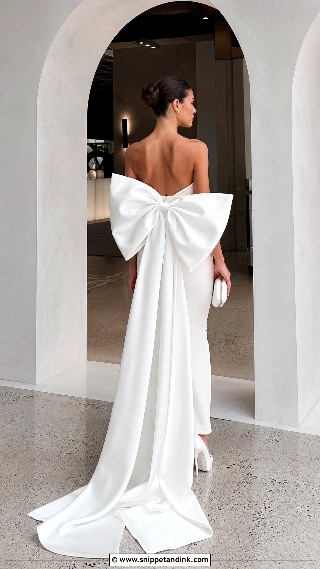 Giant Bow Wedding Dress - Snippet and Ink - 20 Trashy Wedding Dress Ideas