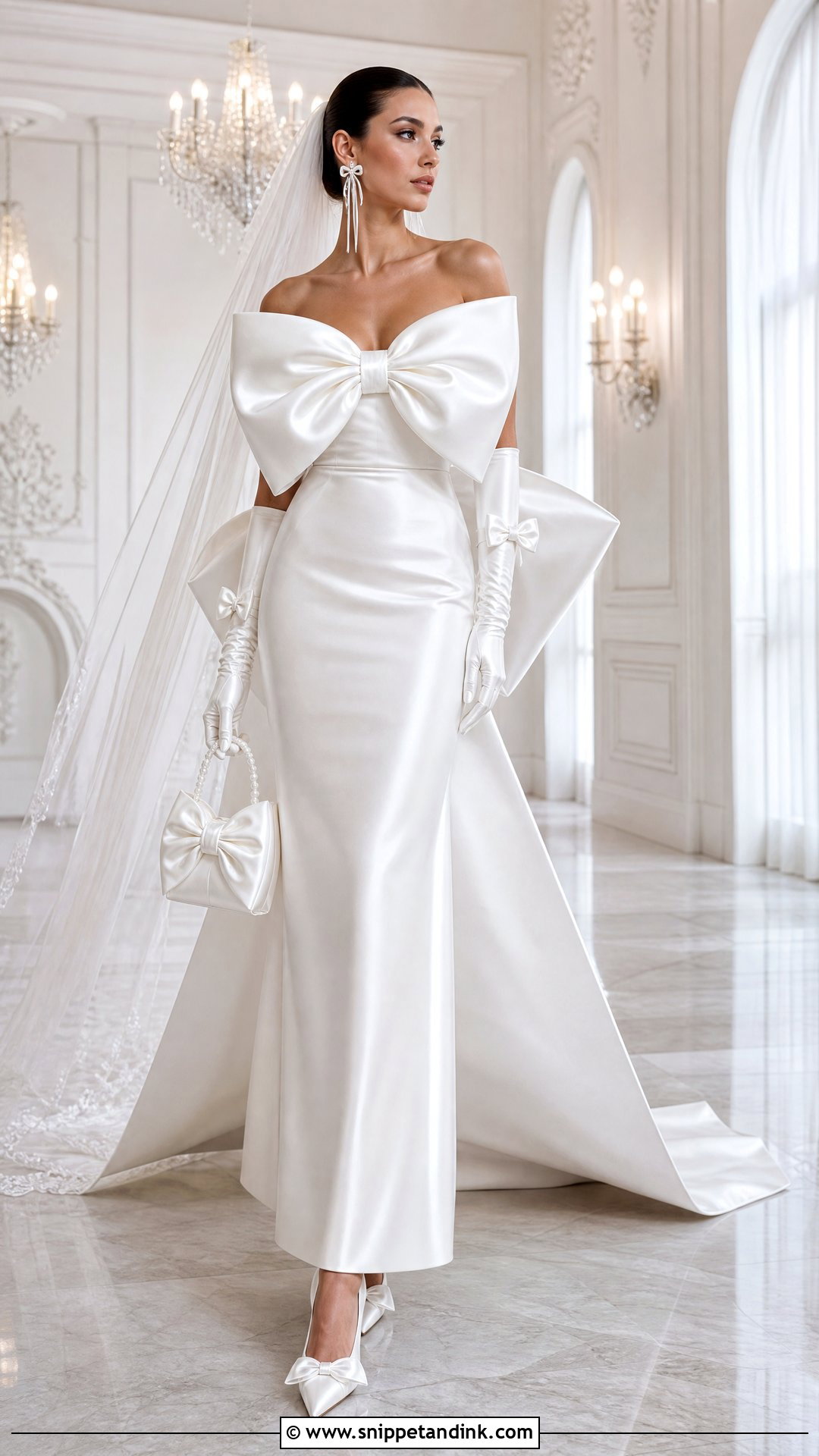 Giant Bow Wedding Dress - Snippet and Ink - 20 Ugliest Wedding Dress Ideas