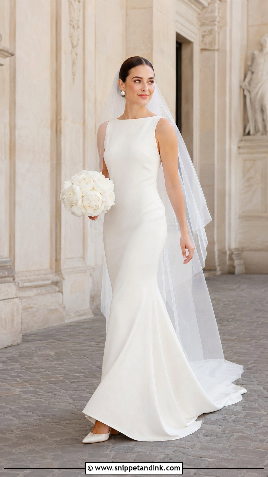Giselle Wedding Dress With Chapel Train - Snippet and Ink - 20 Giselle Wedding Dress Ideas