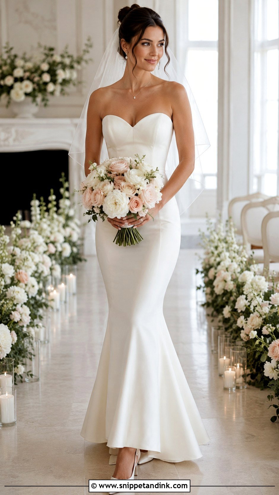 Giselle Wedding Dress With Sweetheart Neckline - Snippet and Ink - 20 Giselle Wedding Dress Ideas