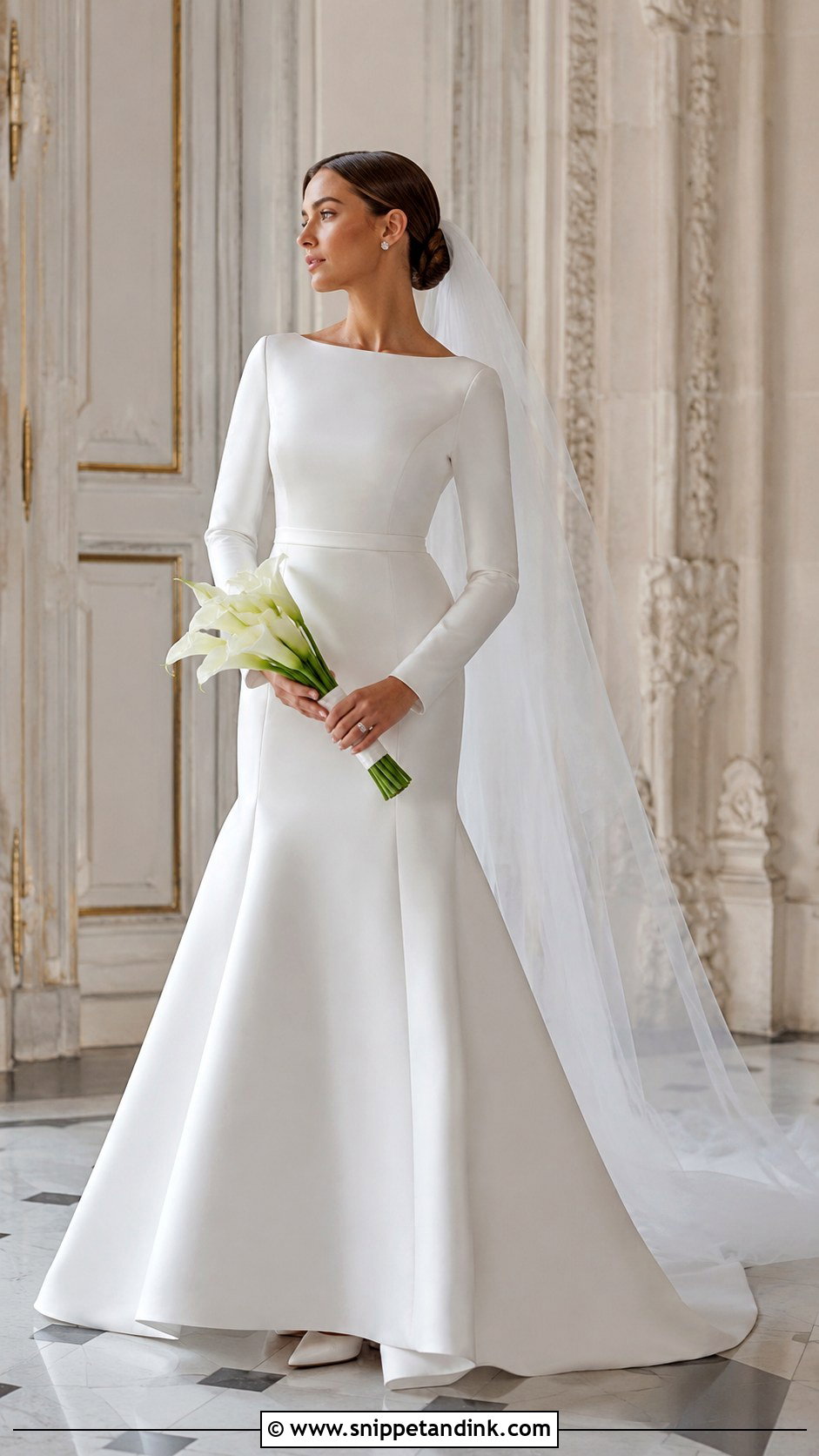 Givenchy Boat Neck Wedding Dress - Snippet and Ink - 20 Givenchy Wedding Dress Ideas