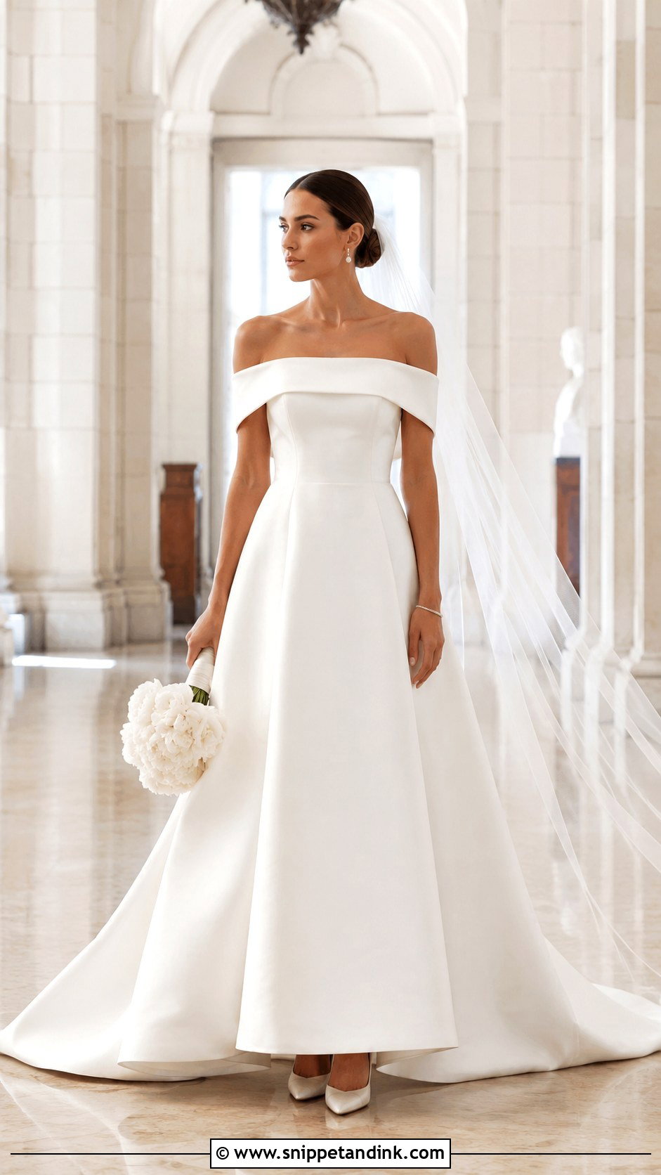 Givenchy Off Shoulder Wedding Dress - Snippet and Ink - 20 Givenchy Wedding Dress Ideas