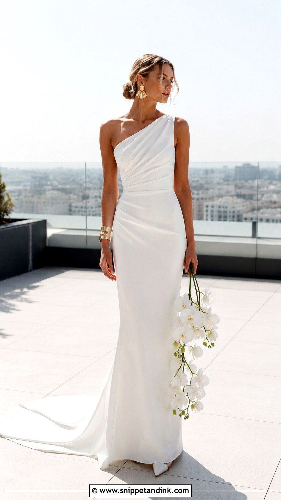 Givenchy One Shoulder Wedding Dress - Snippet and Ink - 20 Givenchy Wedding Dress Ideas