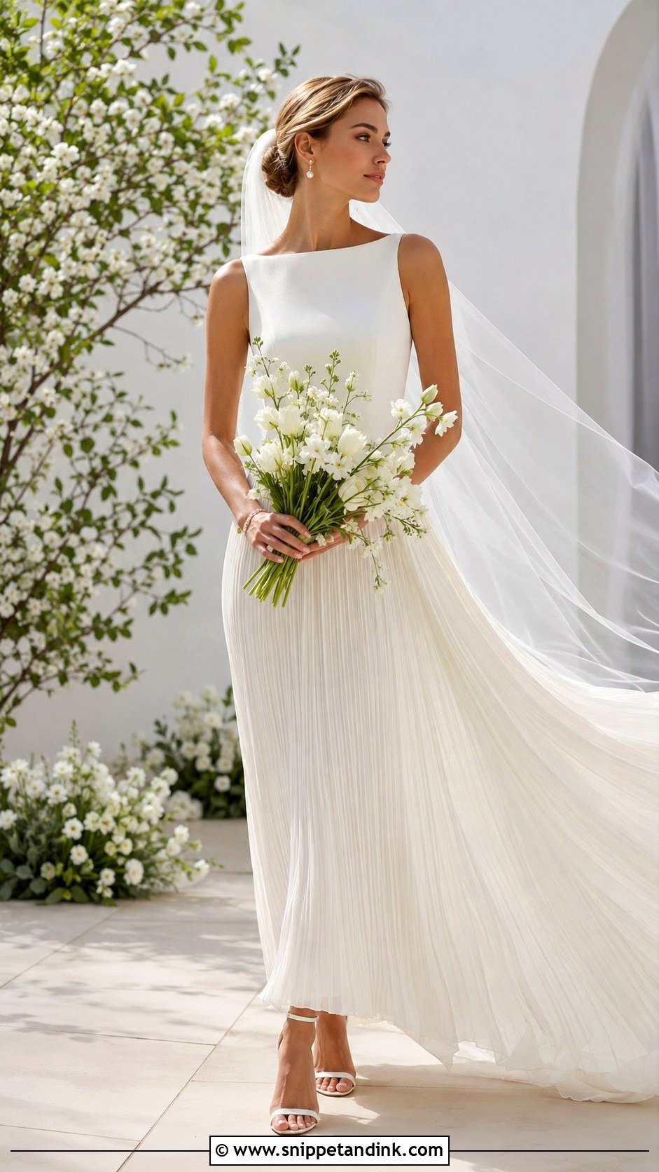 Givenchy Pleated Wedding Dress - Snippet and Ink - 20 Givenchy Wedding Dress Ideas