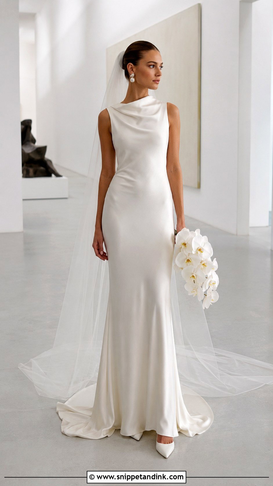 Givenchy Satin Column Wedding Dress - Snippet and Ink - 20 Givenchy Wedding Dress Ideas