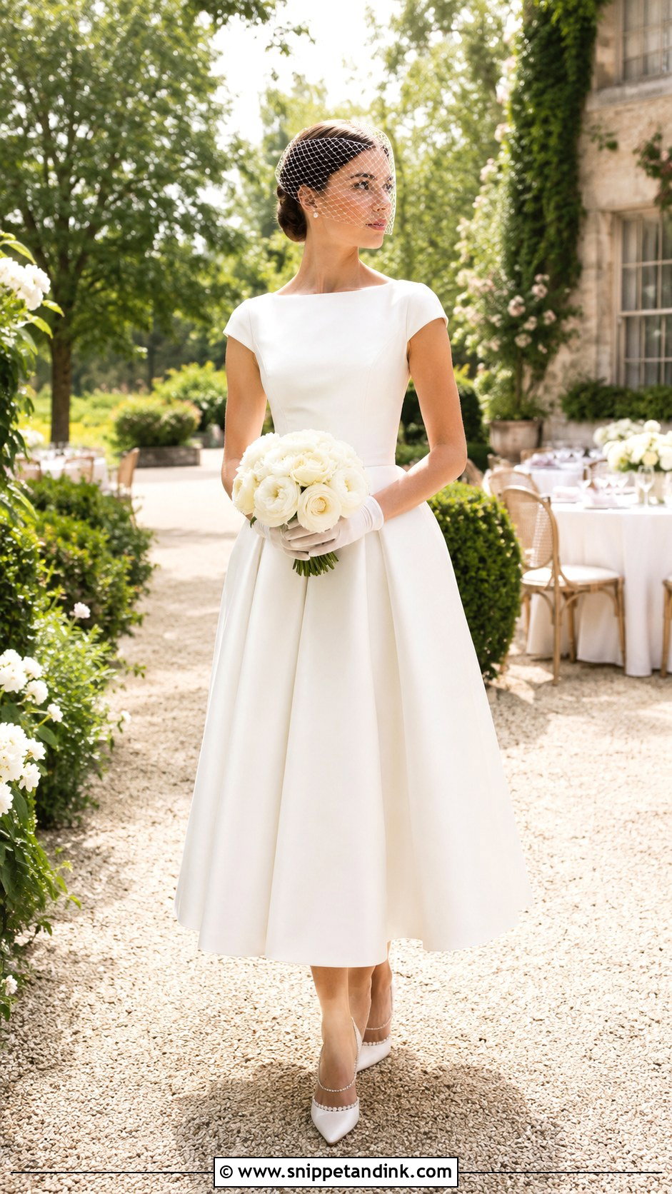 Givenchy Tea Length Wedding Dress - Snippet and Ink - 20 Givenchy Wedding Dress Ideas