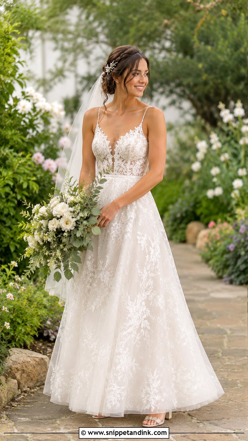 Glitter Garden Wedding Dress - Snippet and Ink - 30 Glitter Wedding Dress Ideas