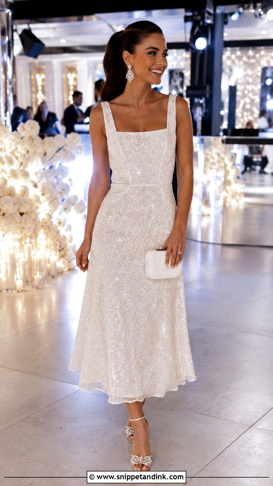 Glitter Reception Wedding Dress - Snippet and Ink - 30 Glitter Wedding Dress Ideas