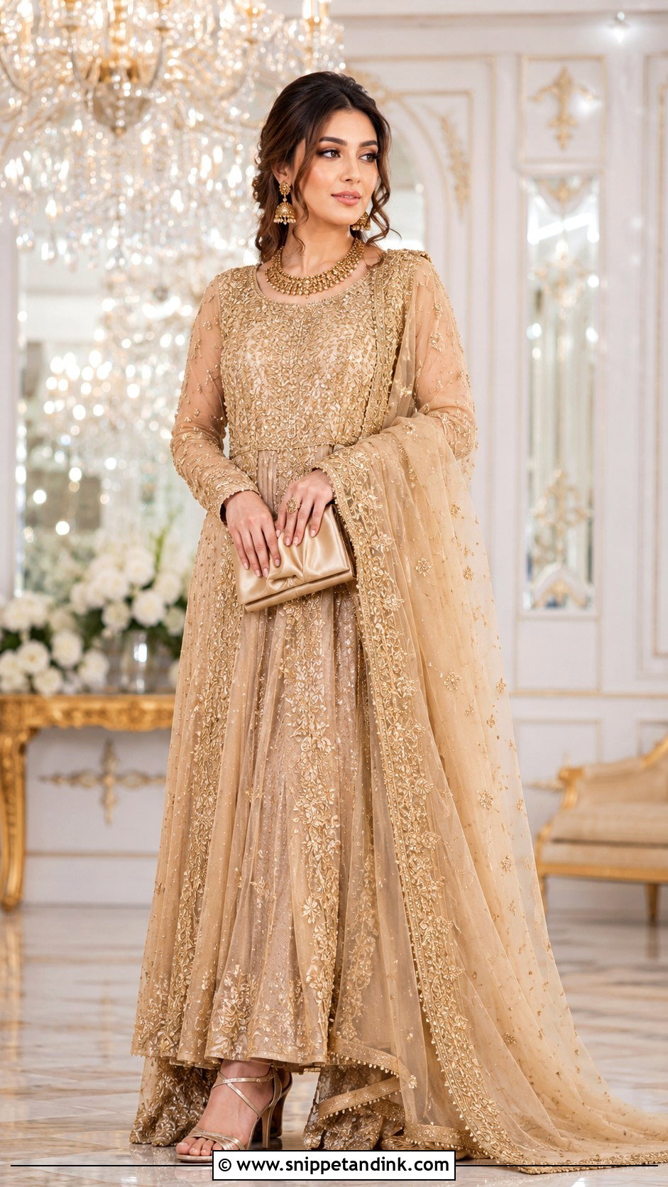 Gold Afghan Wedding Dress - Snippet and Ink - 25 Afghan Wedding Dress Ideas