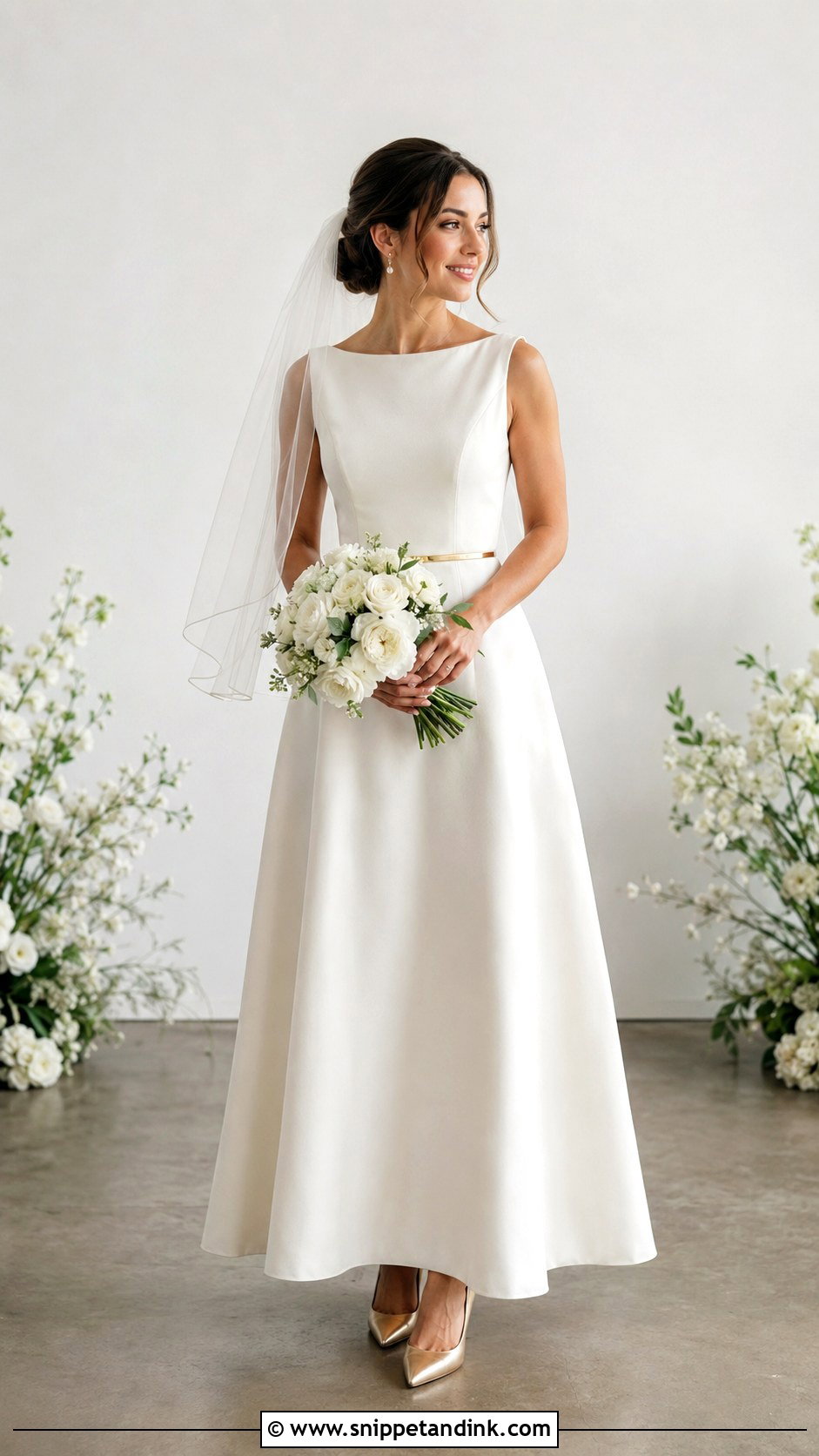Gold Belt Wedding Dress - Snippet and Ink - 20 Wedding Dress with Gold Accents Ideas