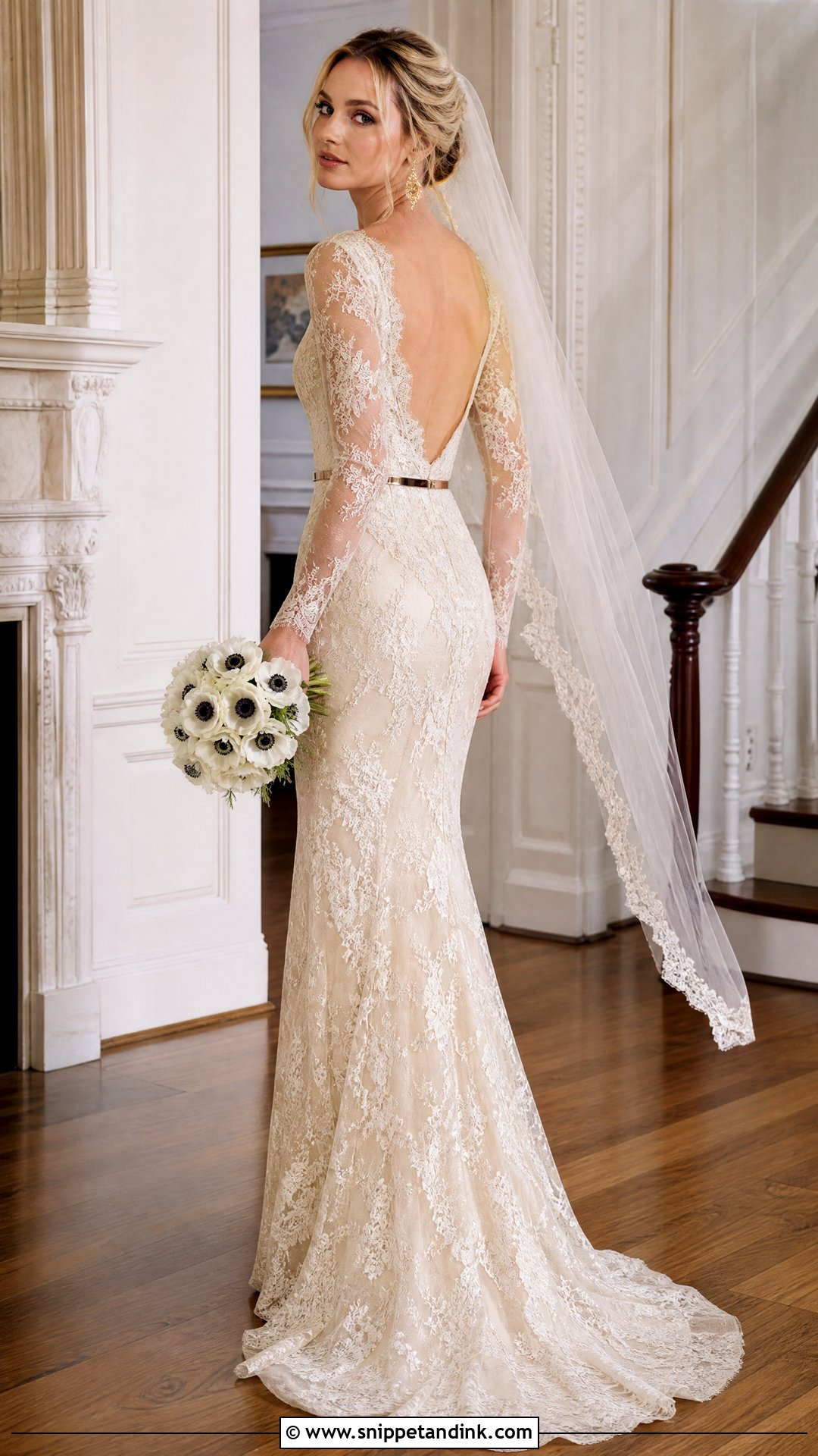 Gold Lace Serena Van Der Woodsen Wedding Dress - Snippet and Ink - 20 Serena Van Der Woodsen Wedding Dress Ideas
