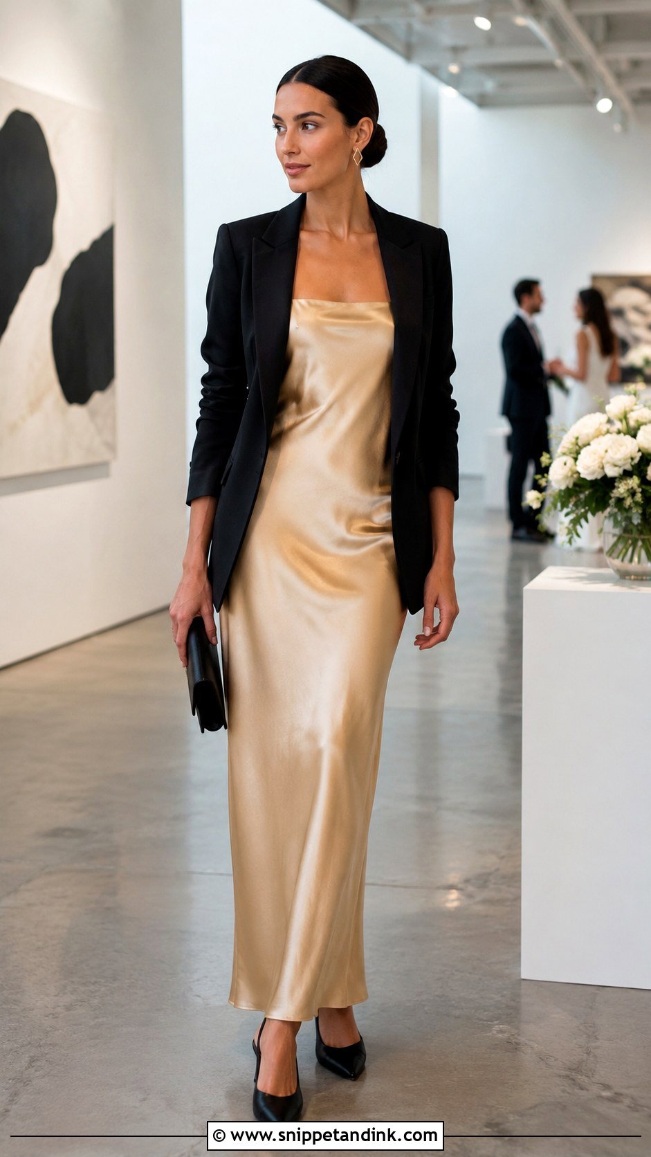 Gold Slip Dress for Wedding - Snippet and Ink - 20 Gold Dresses for Wedding