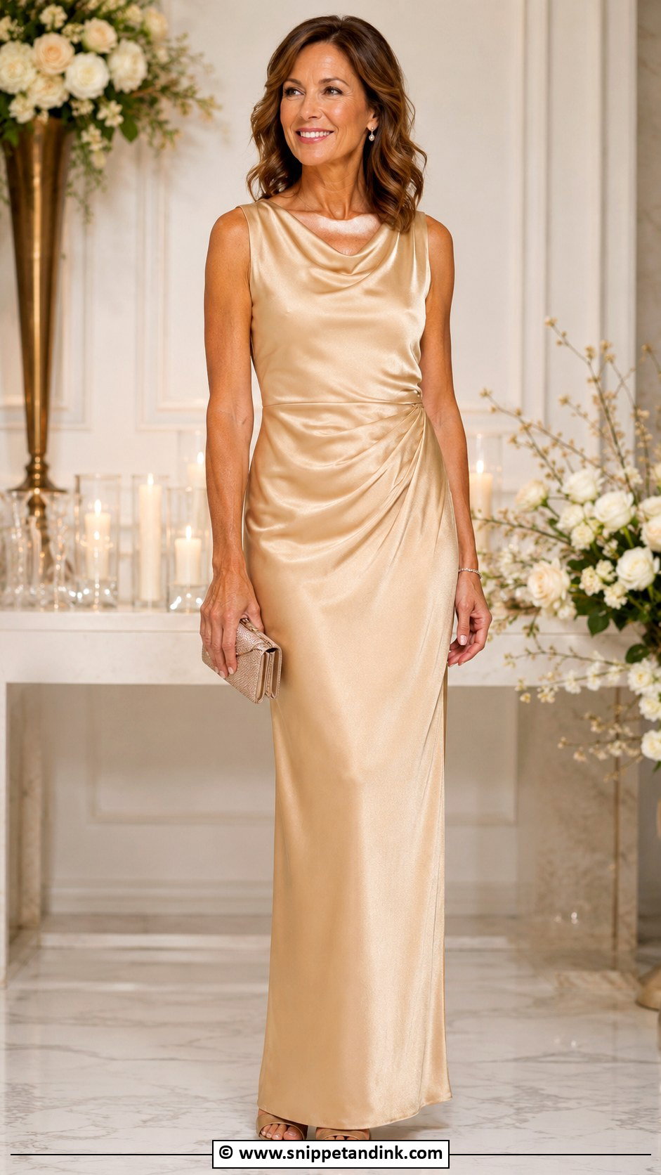 Gold Vow Renewal Dress - Snippet and Ink - 30 Vow Renewal Dress Ideas