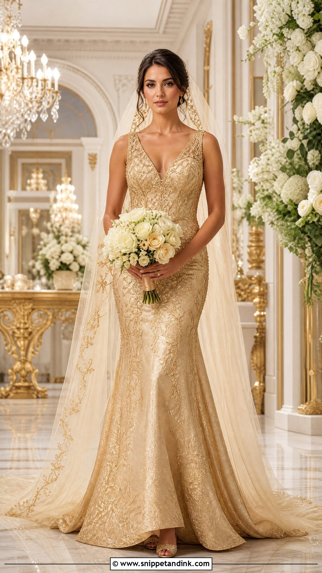 Gold Wedding Dress - Snippet and Ink - 20 Non White Wedding Dress Colour Ideas