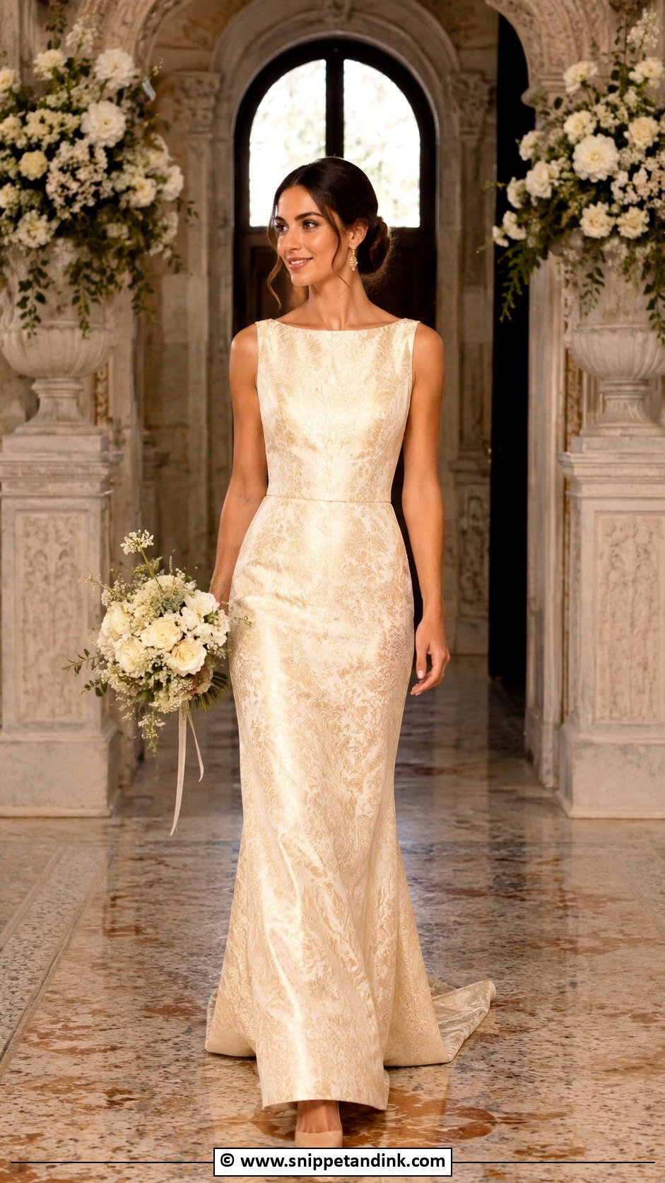 Gold Wedding Dress - Snippet and Ink - 30 Unconventional Wedding Dress Ideas