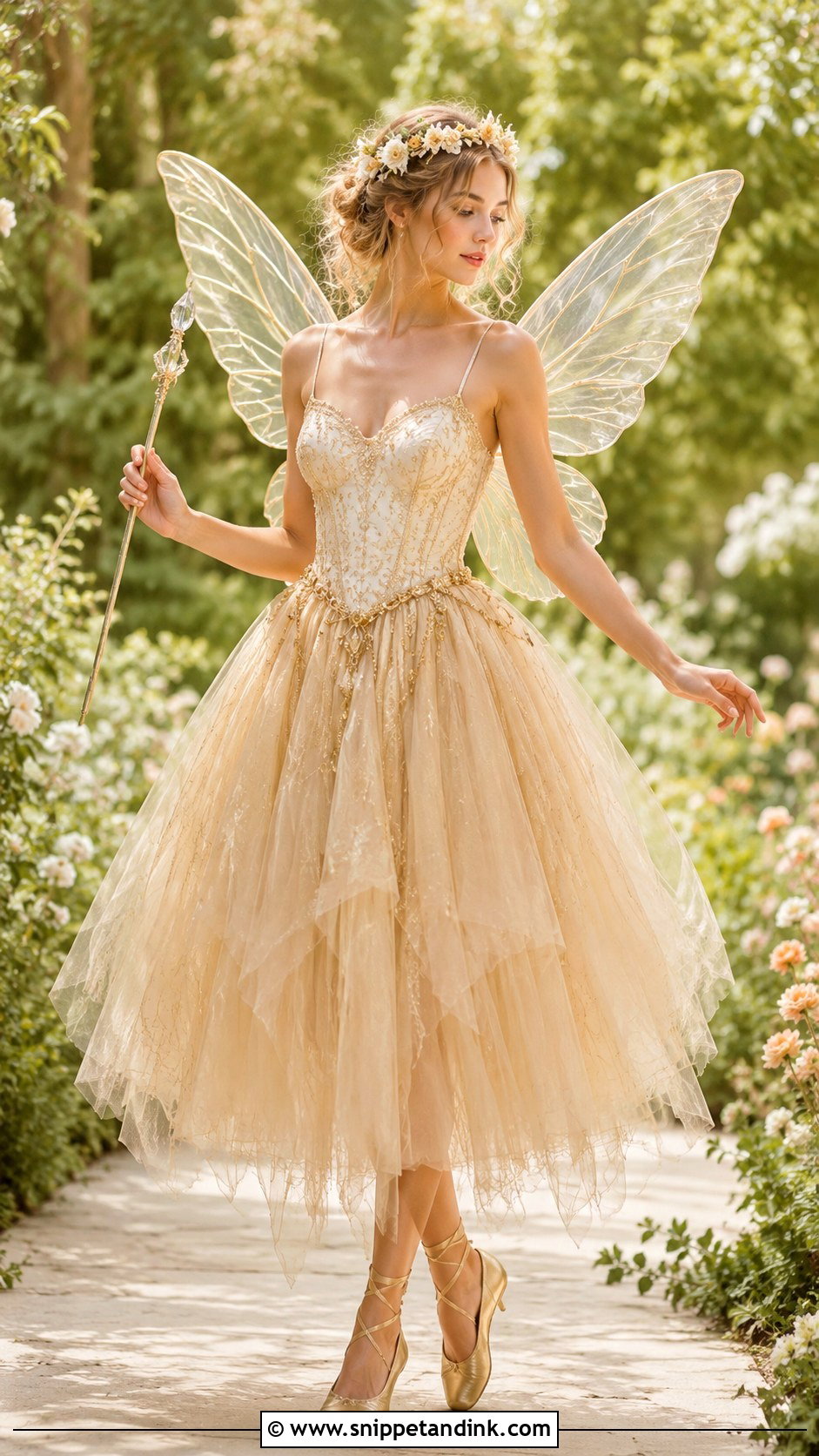 Golden Princess Fairy Dress - Snippet and Ink - 20 Golden Princess Ideas