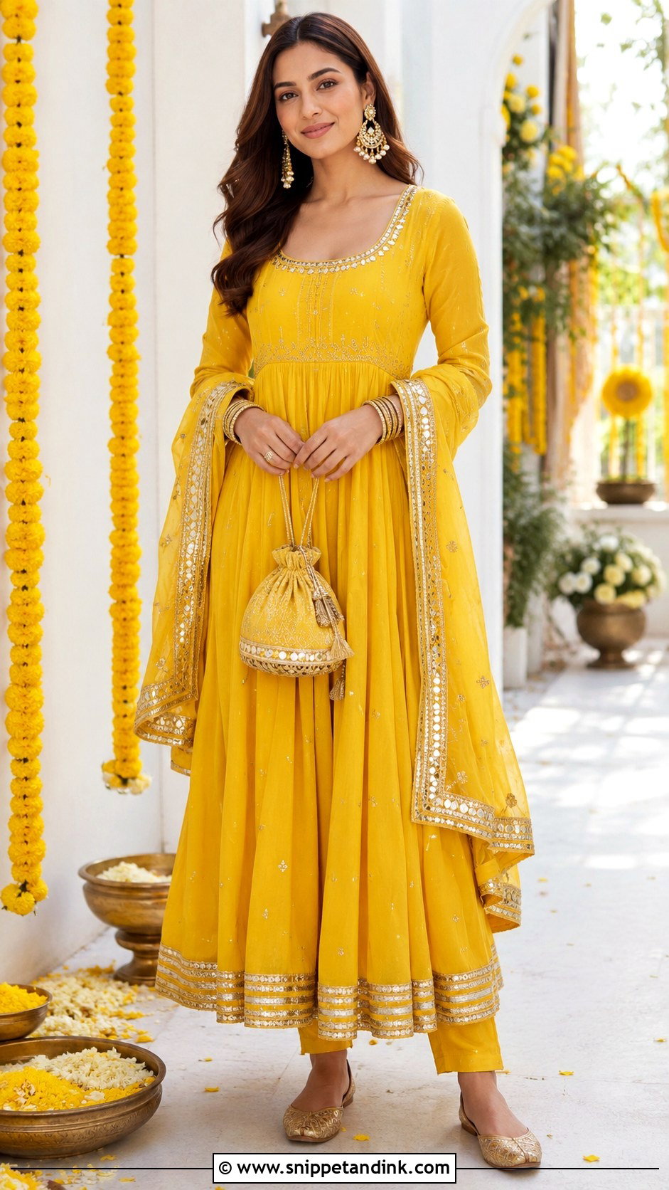 Gota Patti Anarkali Suit For Wedding - Snippet and Ink - 25 Anarkali Suits for Wedding
