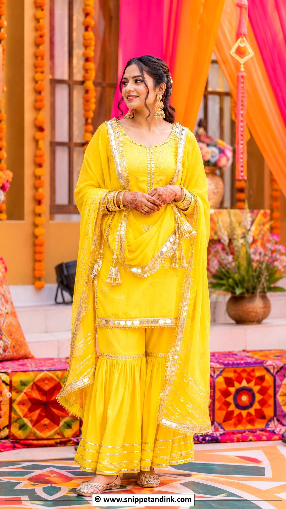 Gota Patti Punjabi Suit For Jaggo - Snippet and Ink - 30 Jaggo Outfit Punjabi Suit Ideas