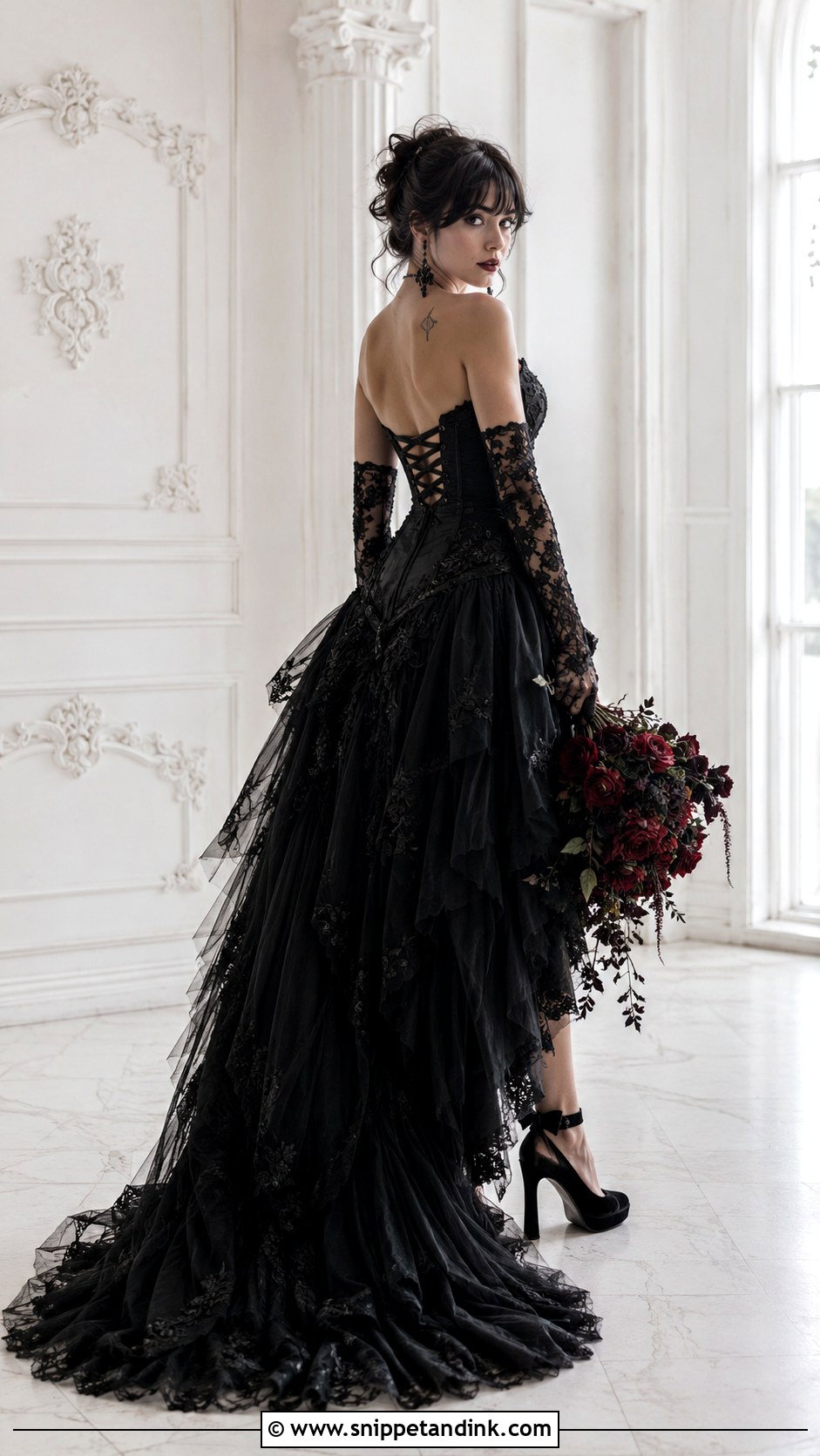 Gothic Corset Wedding Dress - Snippet and Ink - 25 Vintage Gothic Wedding Dress Ideas
