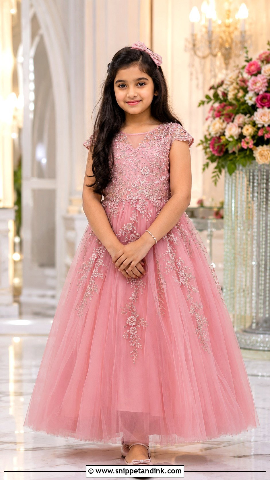 Gown Indian Kids Wedding Dress - Snippet and Ink - 25 Indian Kids Wedding Dresses