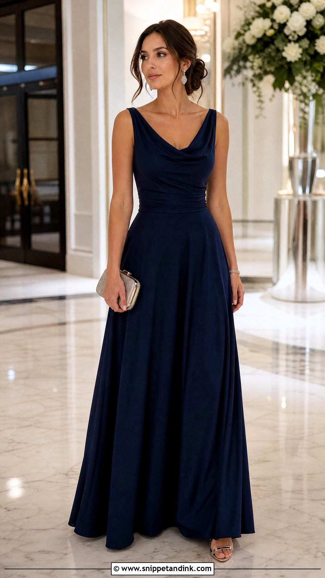 Gown Wedding Reception Outfit - Snippet and Ink - 25 Outfits for Wedding Functions