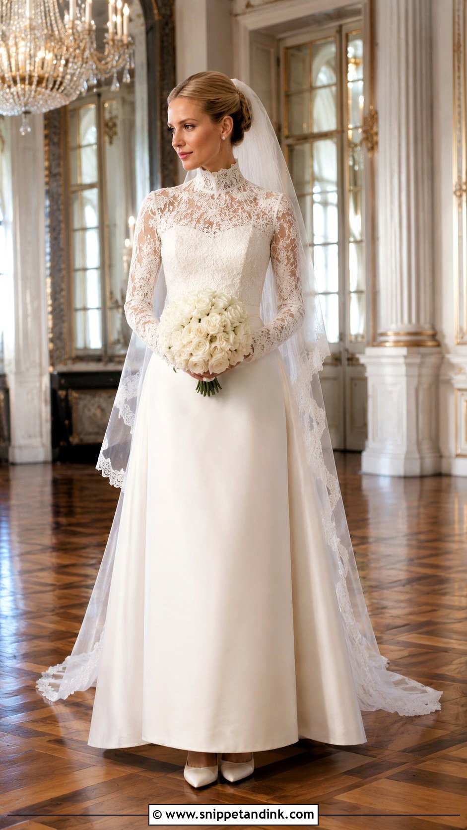 Grace Kelly Inspired Wedding Dress - Snippet and Ink - 20 Francesca Bridgerton Wedding Dress Ideas