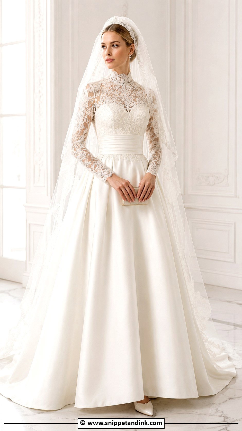 Grace Kelly Modest Wedding Dress - Snippet and Ink - 30 Grace Kelly Wedding Dress Ideas