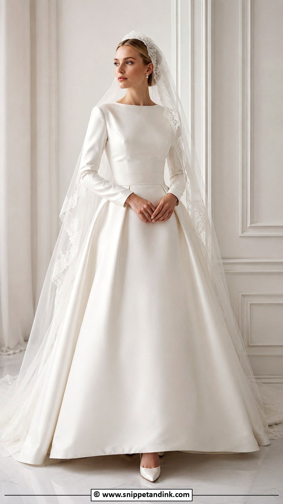 Grace Kelly Silk Mikado Wedding Dress - Snippet and Ink - 30 Grace Kelly Wedding Dress Ideas