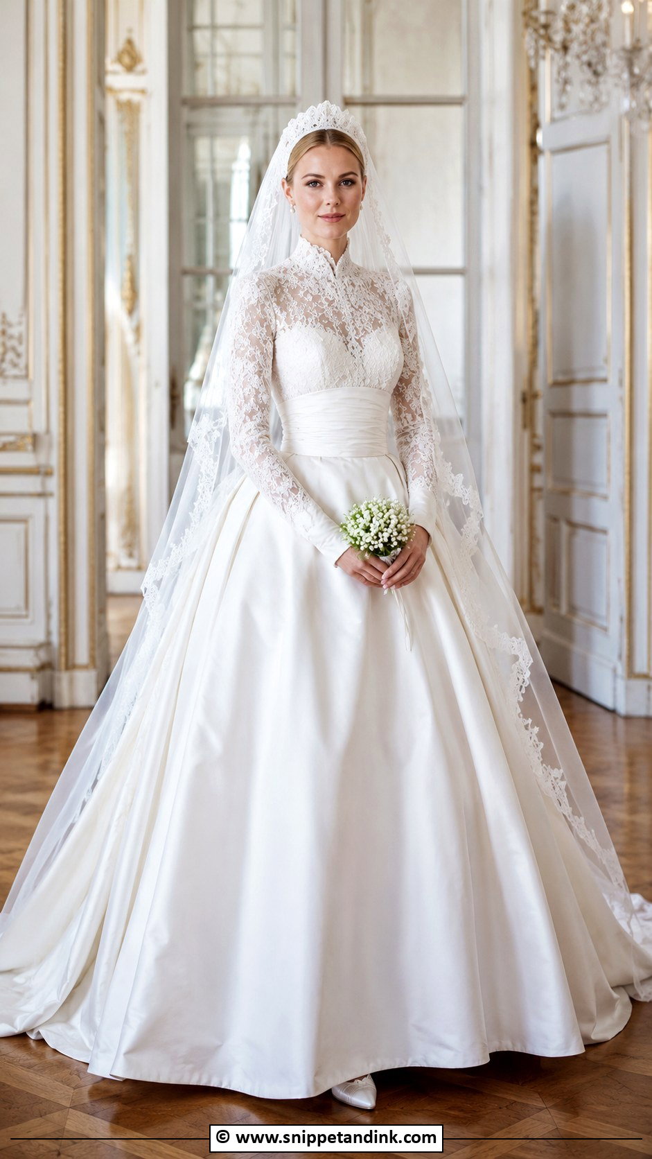 Grace Kelly Taffeta Wedding Dress - Snippet and Ink - 30 Grace Kelly Wedding Dress Ideas