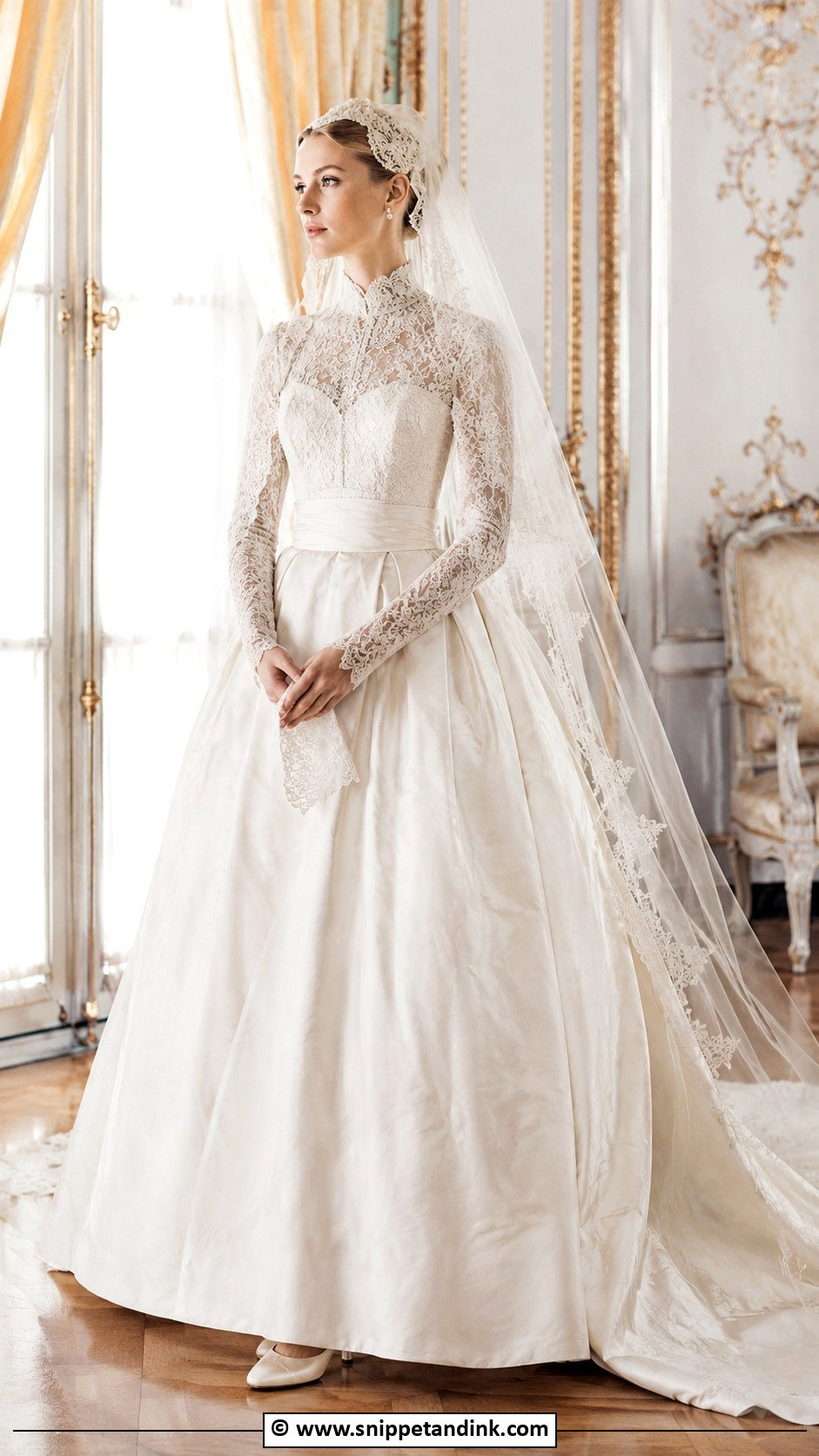 Grace Kelly Vintage Lace Wedding Dress - Snippet and Ink - 30 Grace Kelly Wedding Dress Ideas