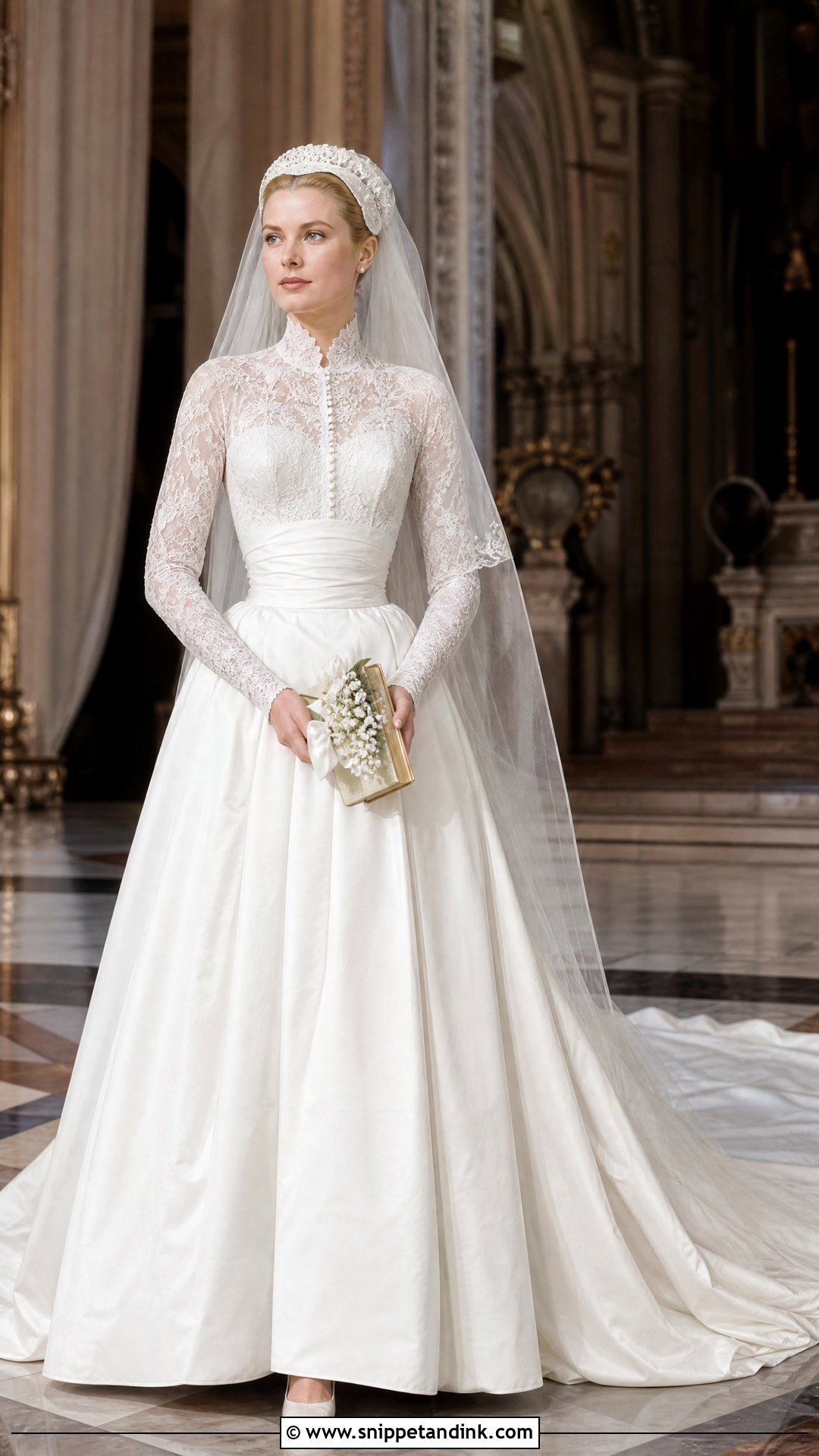 Grace Kelly Wedding Dress - Snippet and Ink - 25 Famous Wedding Dresses