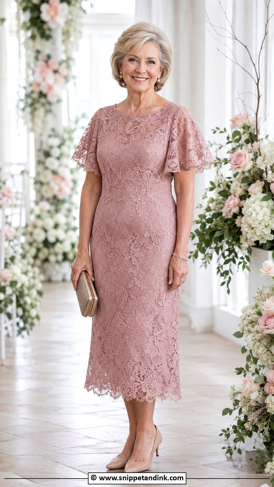 Grandma Blush Dress For Wedding - Snippet and Ink - 25 Grandma Dress for Wedding Ideas