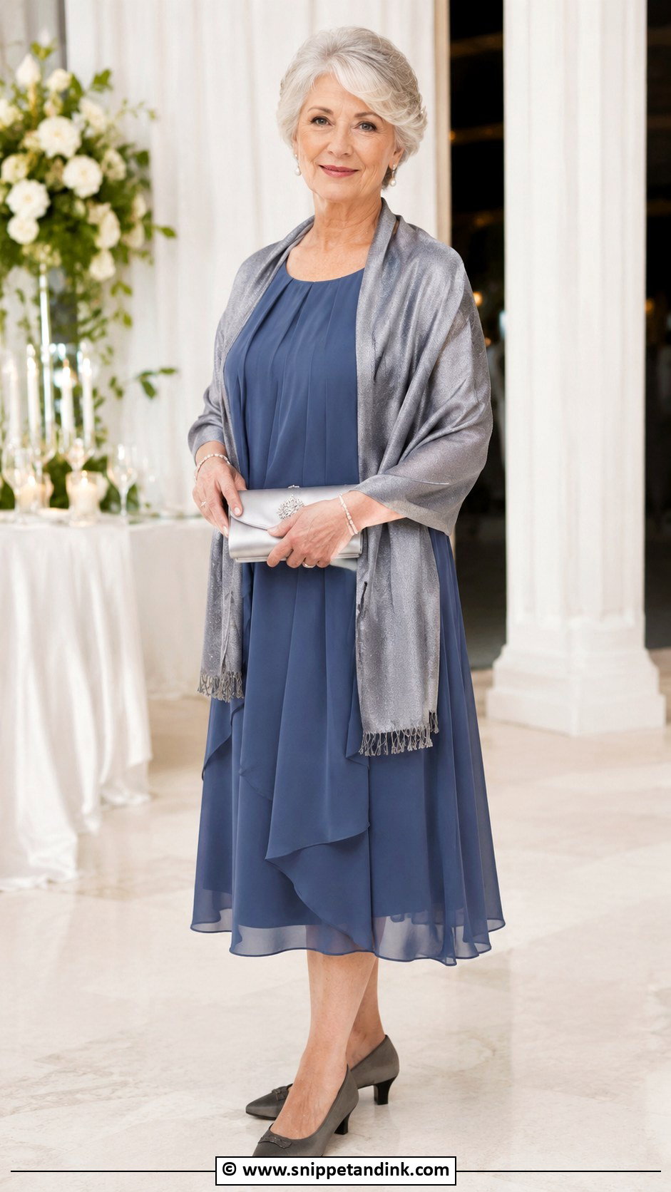 Grandma Dress With Shawl For Wedding - Snippet and Ink - 25 Grandma Dress for Wedding Ideas