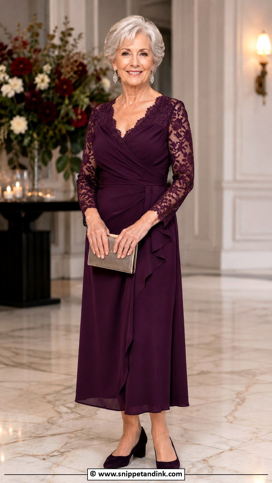 Grandma Long Sleeve Dress For Wedding - Snippet and Ink - 25 Grandma Dress for Wedding Ideas