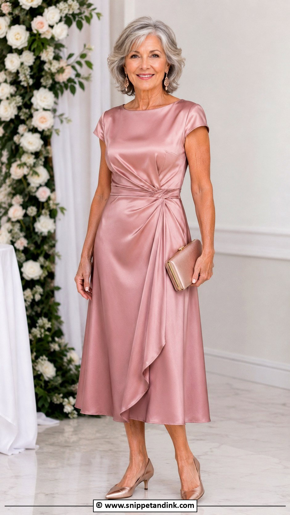 Grandma Satin Dress For Wedding - Snippet and Ink - 25 Grandma Dress for Wedding Ideas