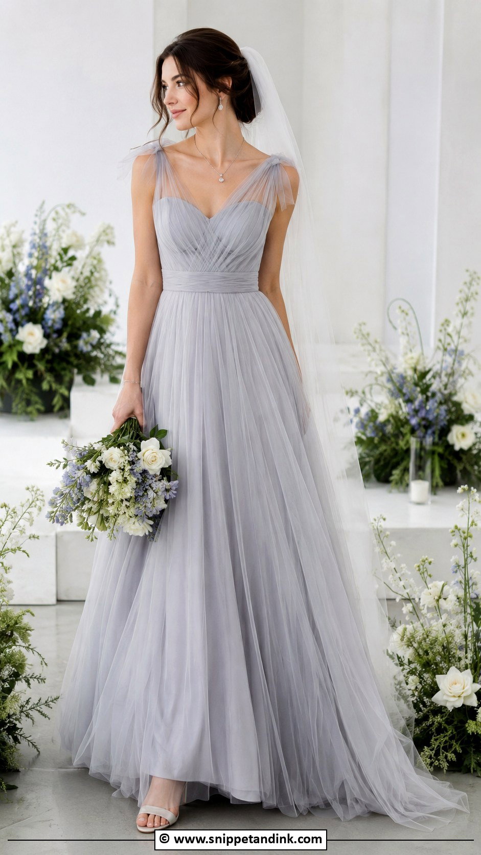 Gray Wedding Dress - Snippet and Ink - 25 Non Traditional Wedding Dress Colors