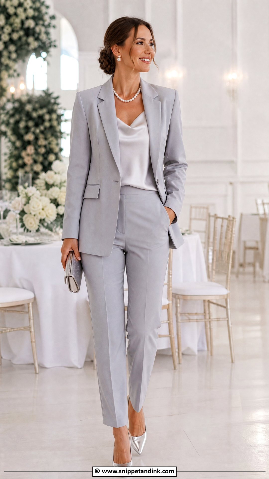 Gray Wedding Suit - Snippet and Ink - 30 Wedding Suit Women Ideas