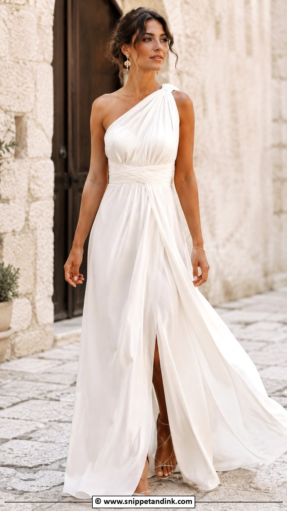 Grecian Goddess Wedding Dress - Snippet and Ink - 25 Goddess Wedding Dress Ideas