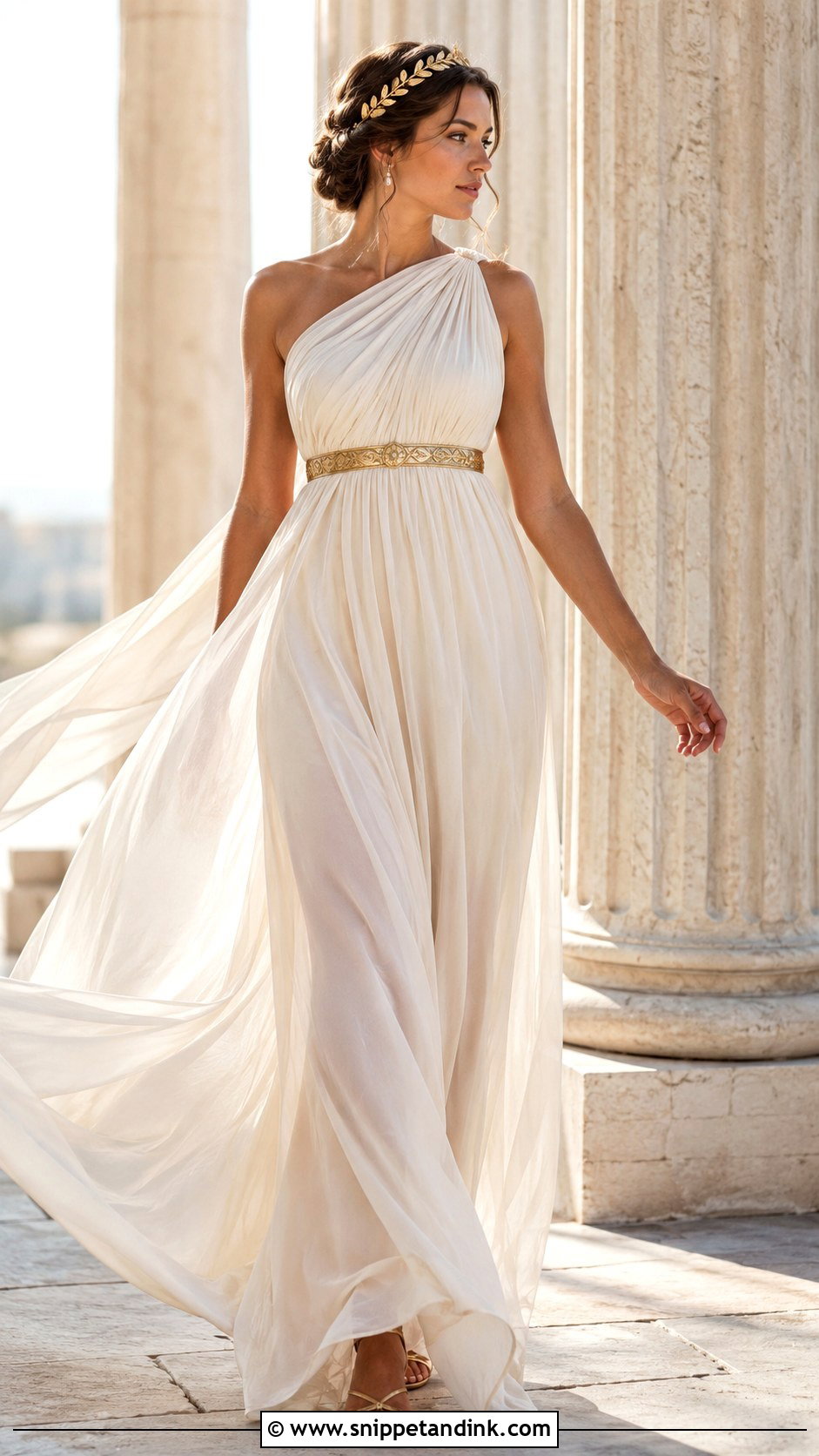 Greek Goddess Wedding Dress - Snippet and Ink - 20 Fantasy Goddesses Wedding Dress Ideas
