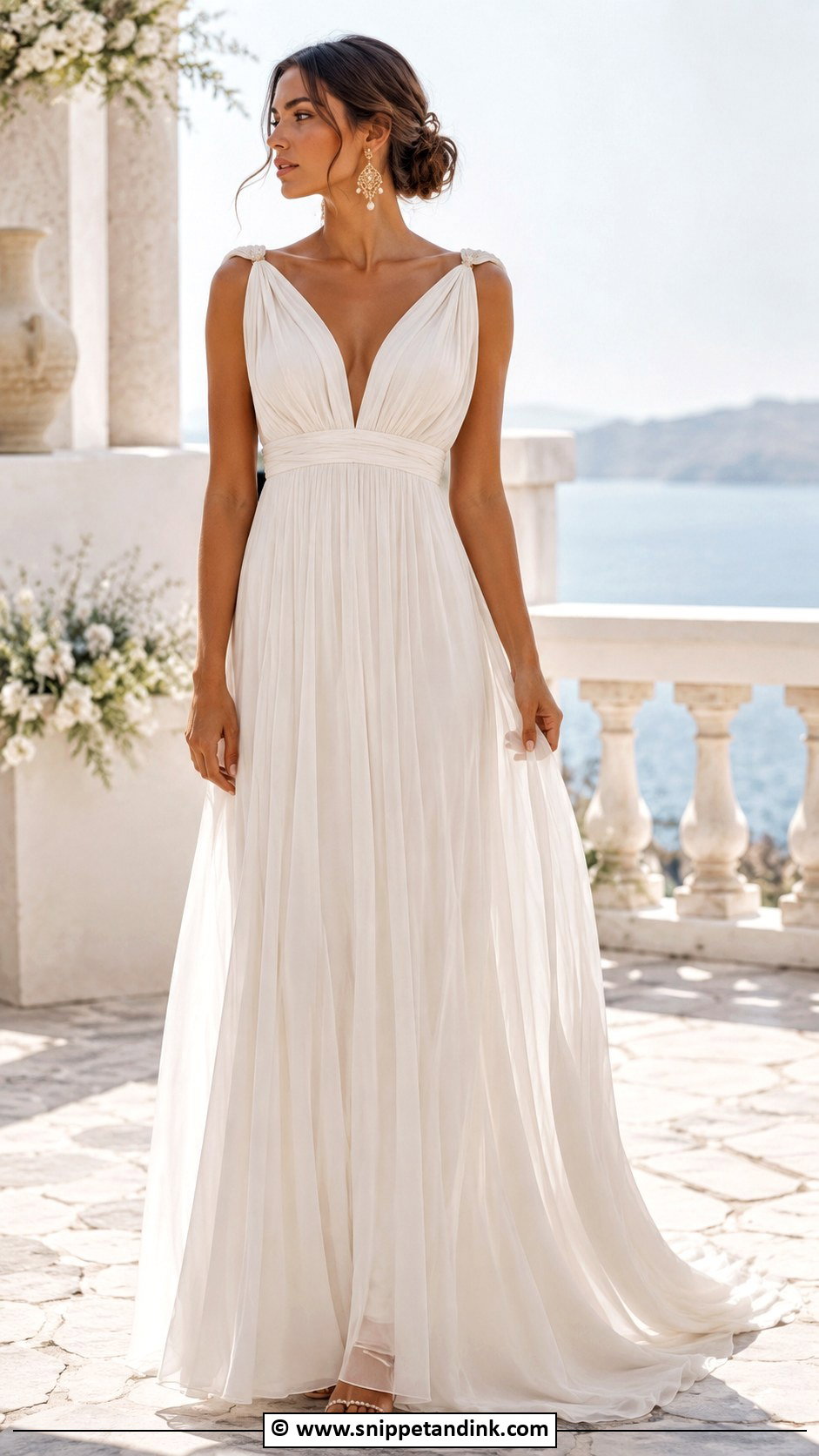 Greek Goddess Wedding Dress - Snippet and Ink - 30 Greek Wedding Dress Ideas