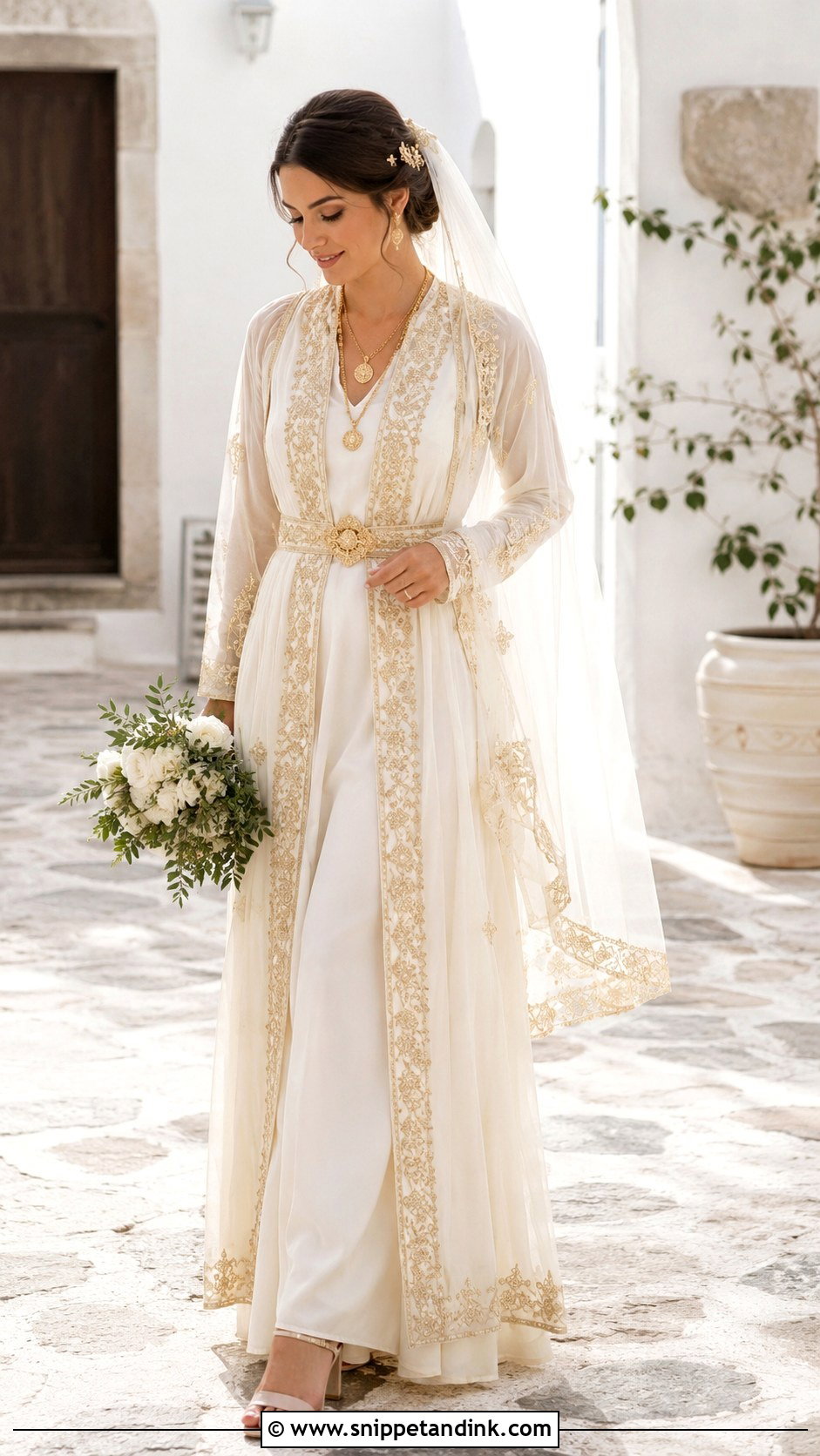 Greek Traditional Wedding Dress - Snippet and Ink - 30 Traditional Wedding Dresses