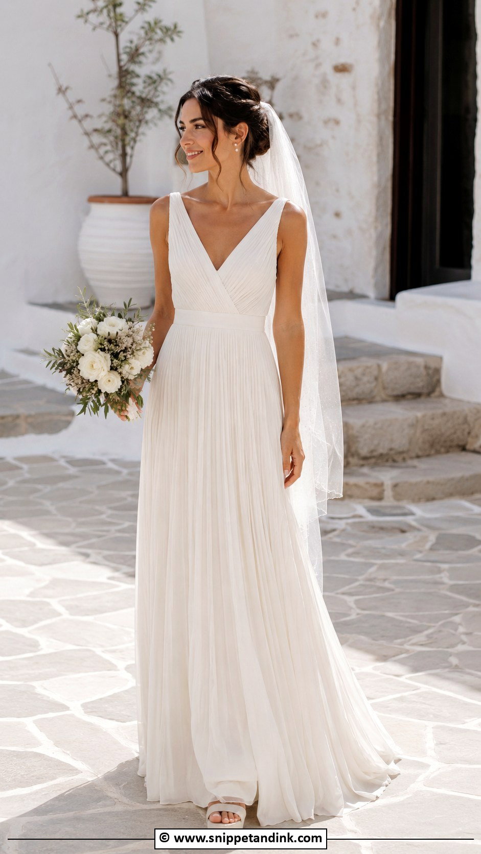 Greek Wedding Dress For Petite Bride - Snippet and Ink - 30 Greek Wedding Dress Ideas