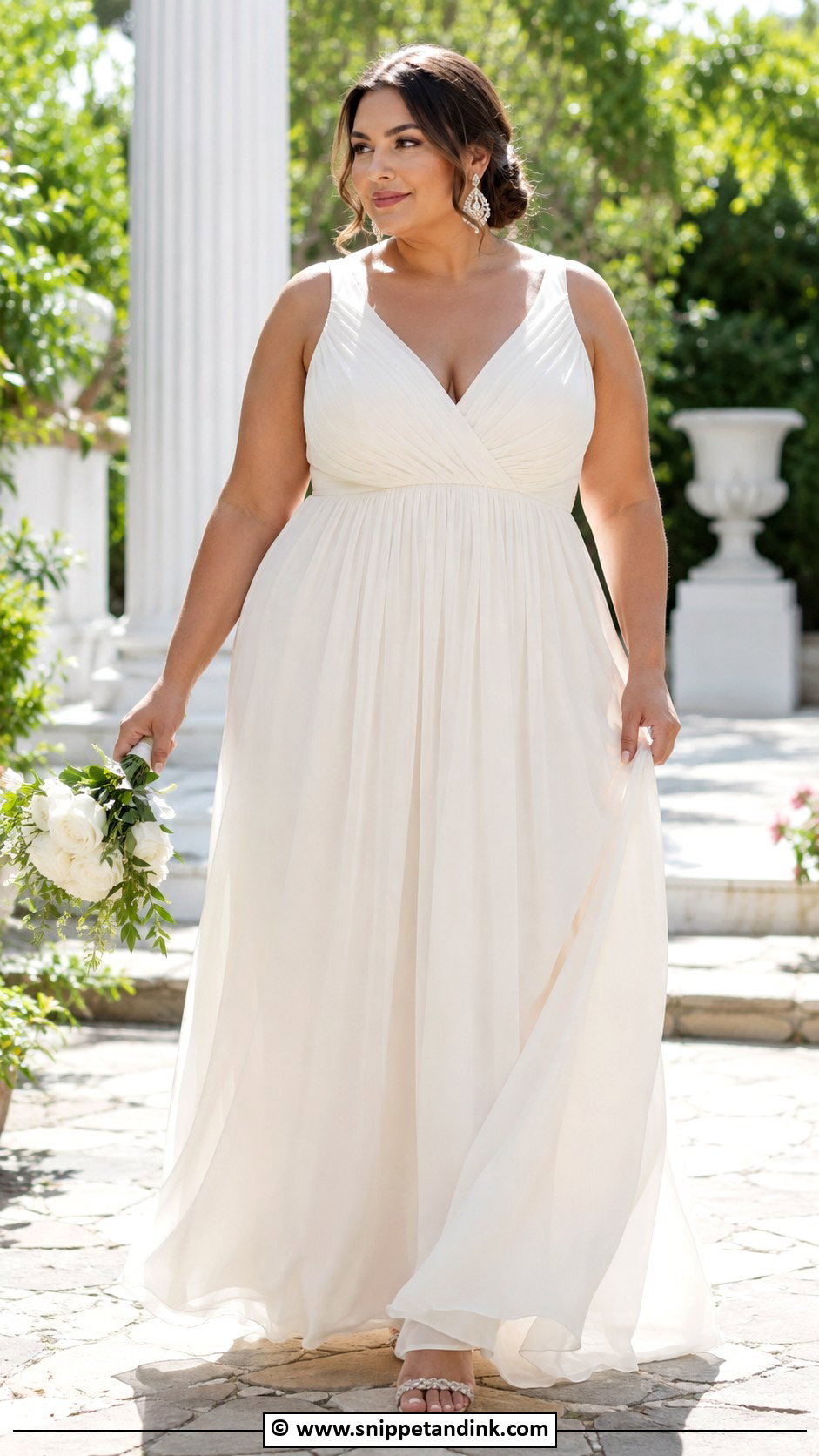 Greek Wedding Dress For Plus Size Bride - Snippet and Ink - 30 Greek Wedding Dress Ideas