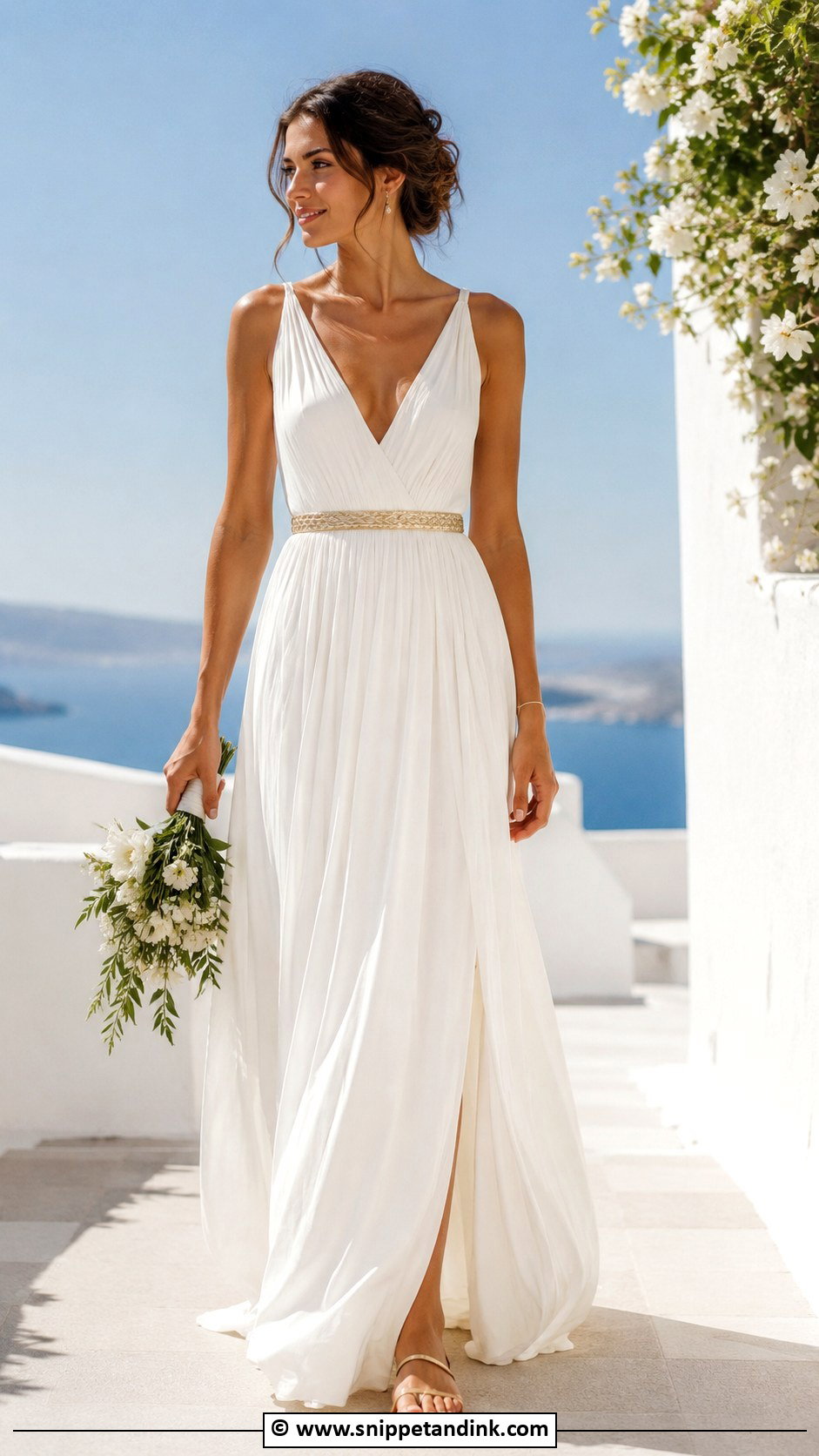 Greek Wedding Dress For Summer - Snippet and Ink - 30 Greek Wedding Dress Ideas