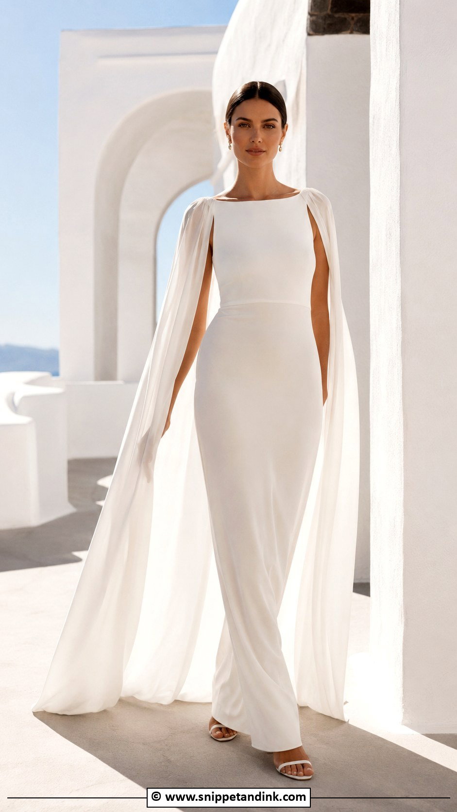 Greek Wedding Dress With Cape - Snippet and Ink - 30 Greek Wedding Dress Ideas