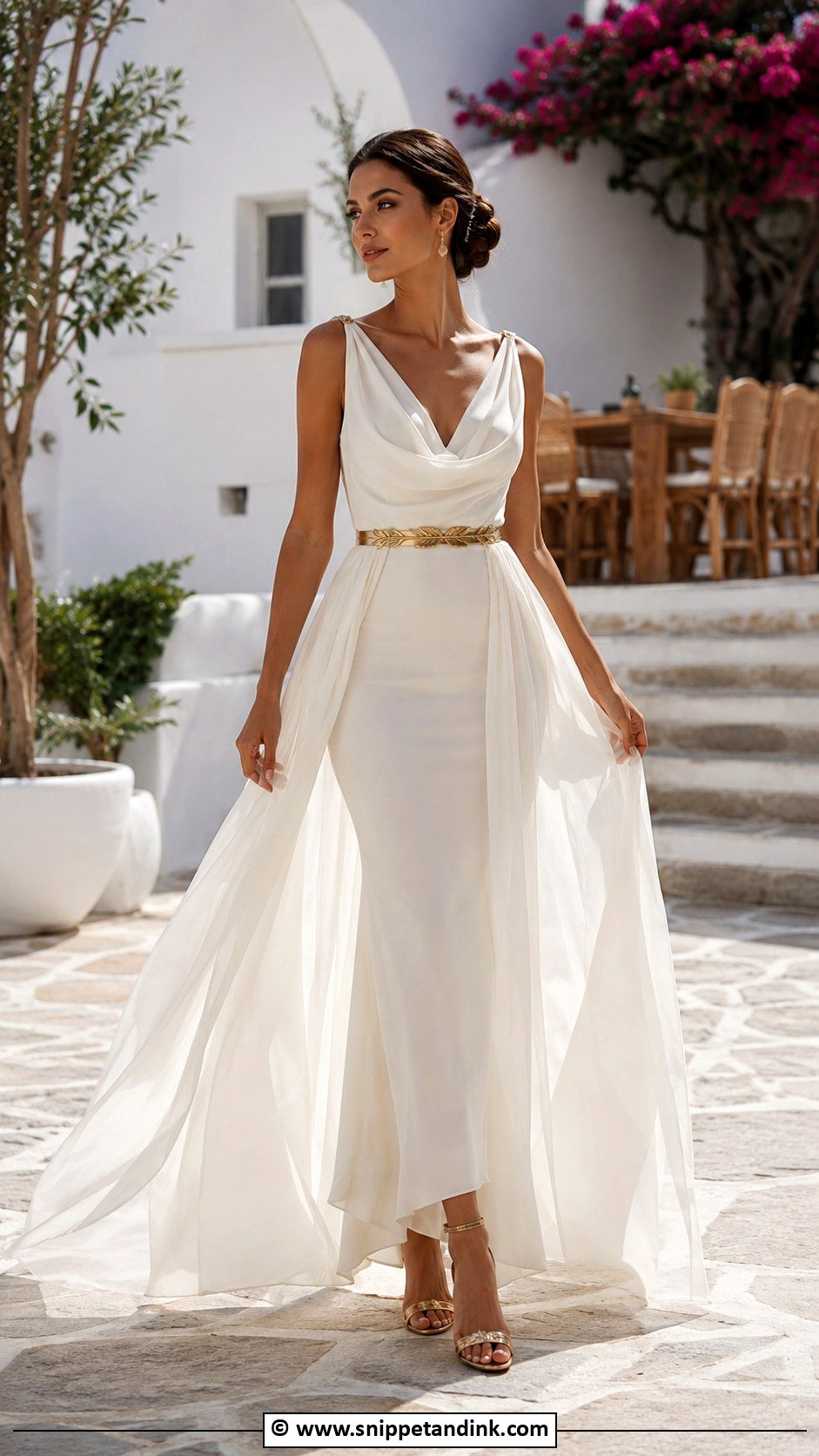 Greek Wedding Dress With Detachable Skirt - Snippet and Ink - 30 Greek Wedding Dress Ideas