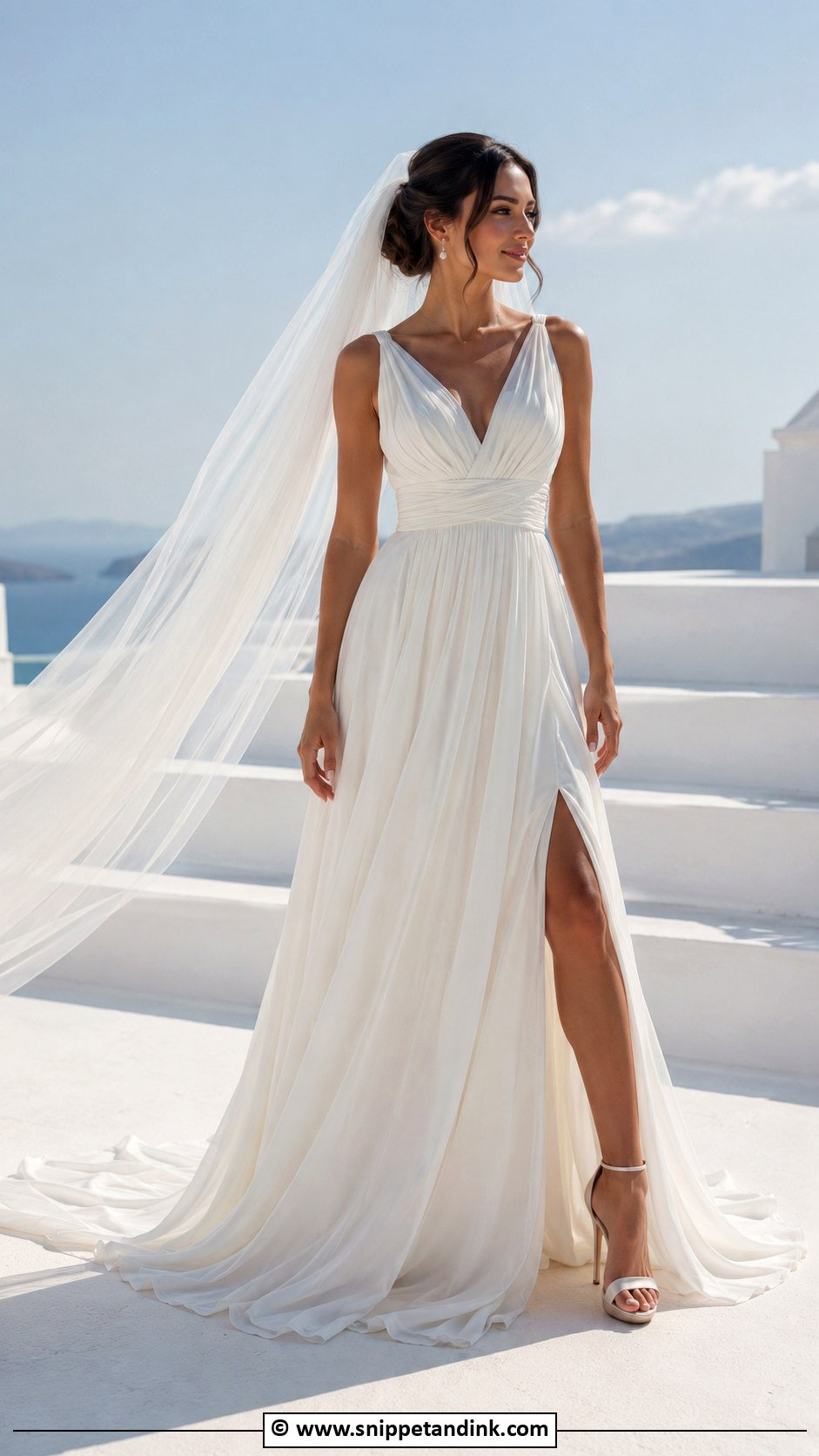 Greek Wedding Dress With Train - Snippet and Ink - 30 Greek Wedding Dress Ideas